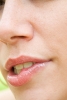 Des lèvres avec du gloss